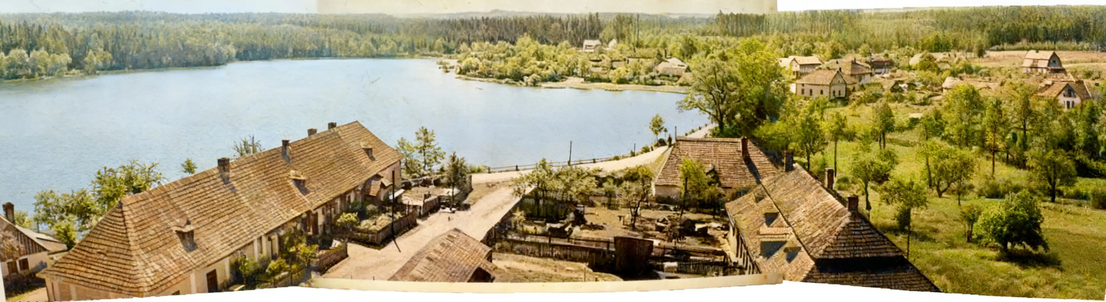 Zbýšov - pohled z kostela